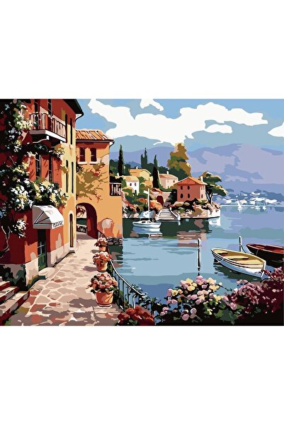 Generic Paint by Numbers for Adults - Street Landscape Painting Kit