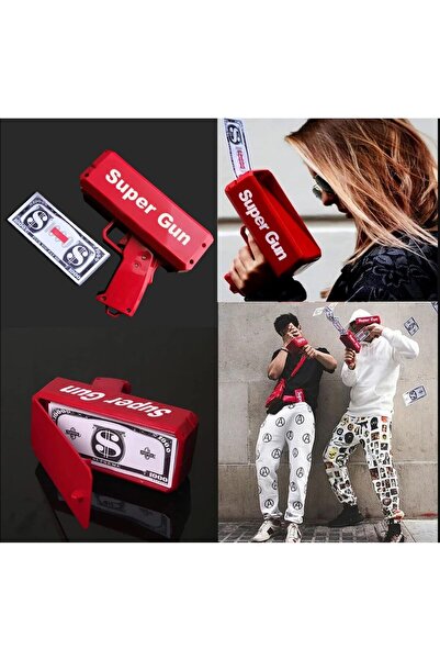 Generic Supreme Money Gun Cash Toy - Money Shooter with 100 Fake Money Pieces