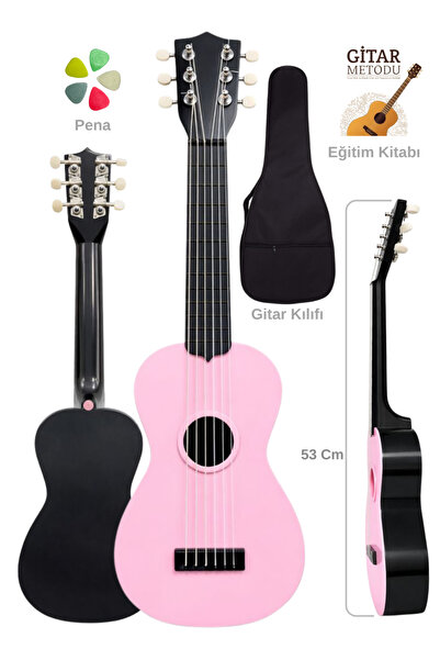 YANKI CG-16P Oyuncak Gitar Seti 3-11 Yaş Çocuk Gitarı 53cm 6 Telli -Eğitim Ki...