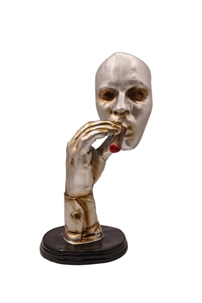 Generic تمثال وجه تجريدي بتصميم كلاسيكي - تمثال فني حديث من الراتنج لتزيين ال...