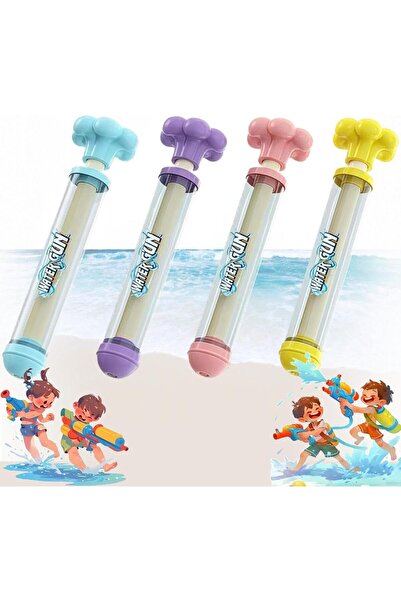 LinJie مسدسات مائية للأطفال - 4 قطع بتصميم ألعاب نارية