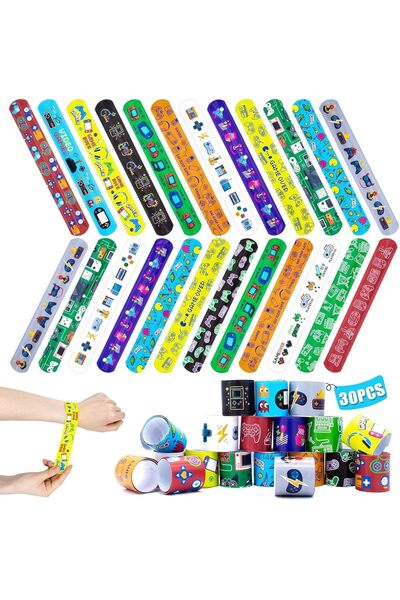JOYZZZ مجموعة أساور ألعاب الفيديو، 30 قطعة