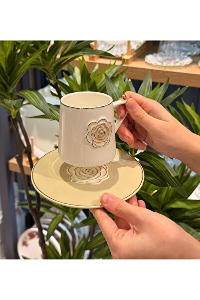 Mikasa Moor 6lı Porselen Rosaria Çay Fincanı Seti 220cc