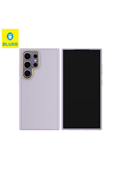 BLUEO Samsung S24 Plus Deri Premium Siyah Telefon Kılıfı