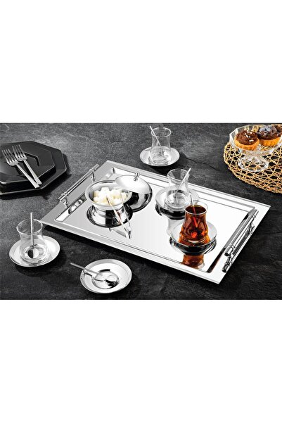 Tiamo Rio 40 Parça Sade Çay Seti – Şık ve Modern Çay Sunum Seti