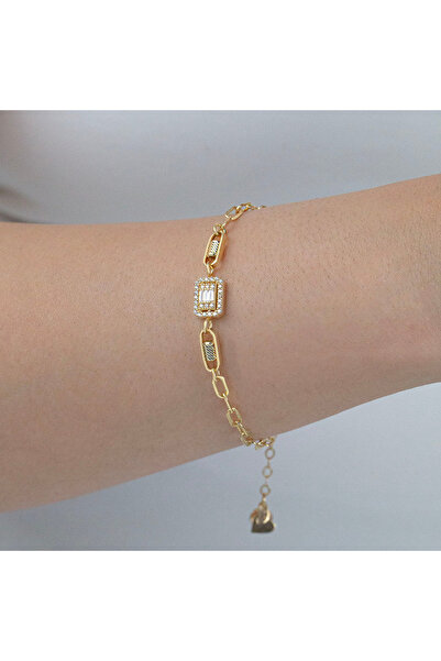 Gl8k Baget Taşlı Ataç Bileklik