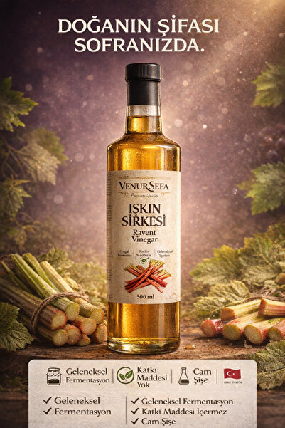 Venur Sefa Sağlığınız İçin %100 Doğal Işkın Sirkesi – Fermente, Katkısız, Ev ...