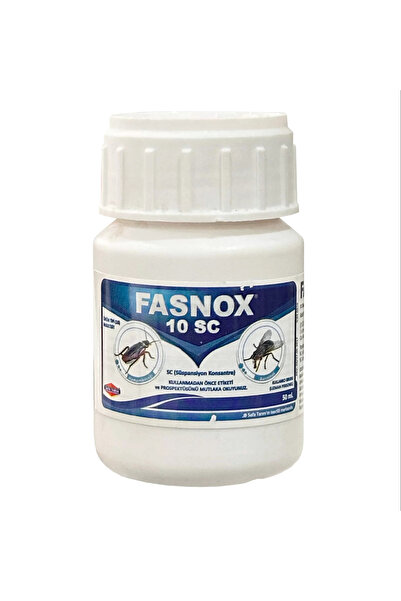 FASNOX 10 SC Kokusuz Karasinek Hamam Böceği Haşere Kovucu 50 ml