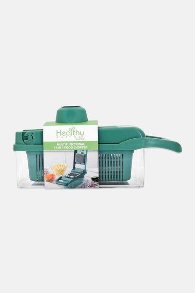 Cook With Color Multi Functional 14 In 1 Food Chopper, Green