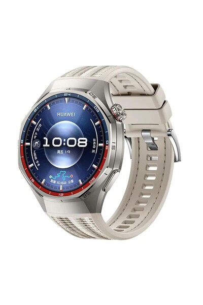 UnDePlus Huawei Watch Gt 6/5 Pro 46mm Strap Launch Fabric Stitched Silicone O...