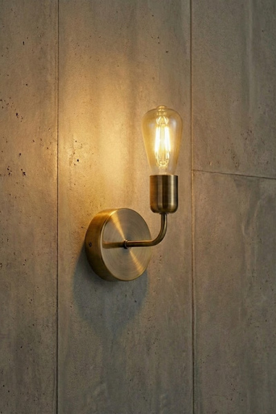 RONİSU AYDINLATMA Opalex Tekli Aplik - Yatak Odası, Banyo Uyumlu Duvar Aplik