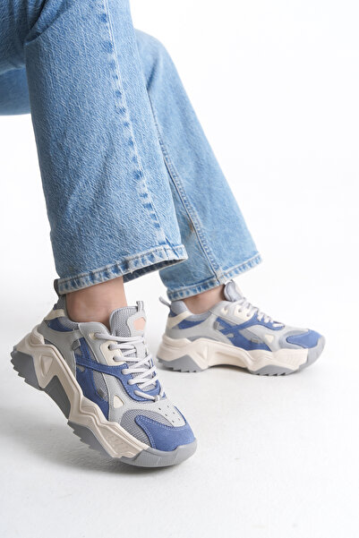 DELSOLERA Women's Daily High Sole Stylish Lace-Up Orthopedic Sole Comfortable...