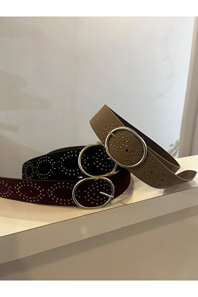 RAFF MAĞAZA Women's Stone Suede Belt