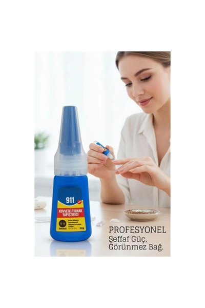 shopwave Ultra Güçlü Profesyonel Protez Tırnak Yapıştırıcısı | Hızlı Etkili T...