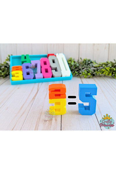 WELLCUT أرقام ملونة من ميني دايه (0-10) - مجموعة أرقام تعليمية