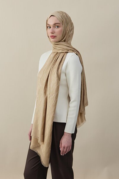 diorel H Desen Kaşmir İpek Şal Gold