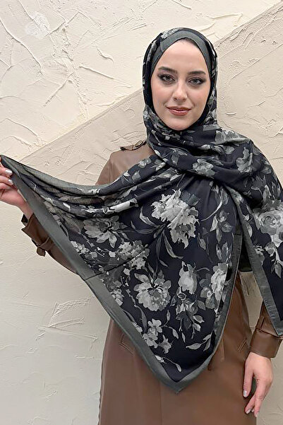 efdal şal eşarp Şal din mătase din bumbac cu model Nevbahar