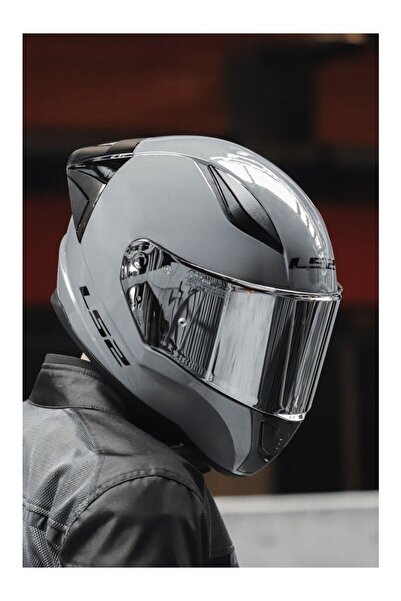 LS2 Rapıd 2 Race Nardo Gri Kask Tıtanıum vızör (+1 Şeffaf vizör ile gönderile...