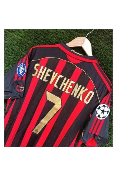 Alaturka Mix Milan Özel Tasarım Shevcenko 7 Retro Forma Kırmızı/siyah