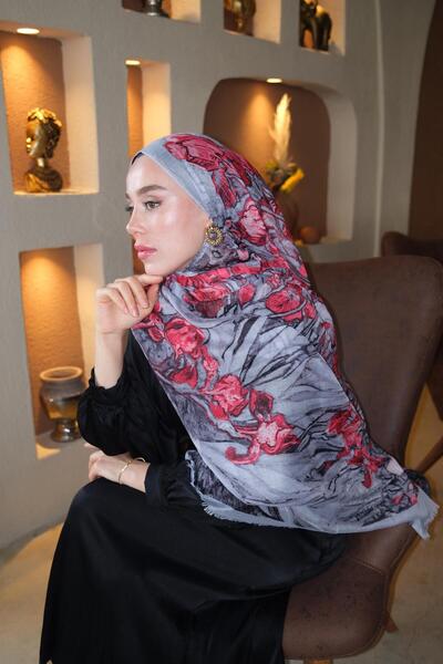 diorel Azalea Pamuk Şal Mürdüm