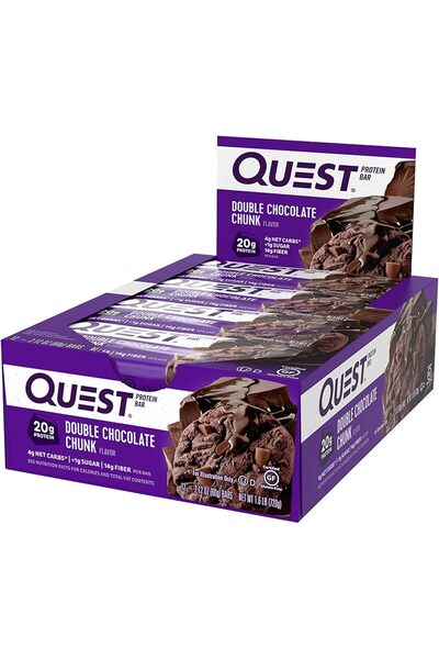 QUEST NUTRITION Protein Bar, High Protein, Low Carb, Gluten Free, Soy Free, K...