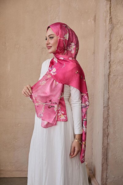 diorel Van Gogh İpek Vual Şal Pembe