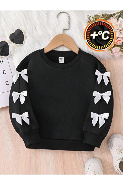 Keywest Детски велосипеден яка ръкави папийонка Оверсайз зимна блуза