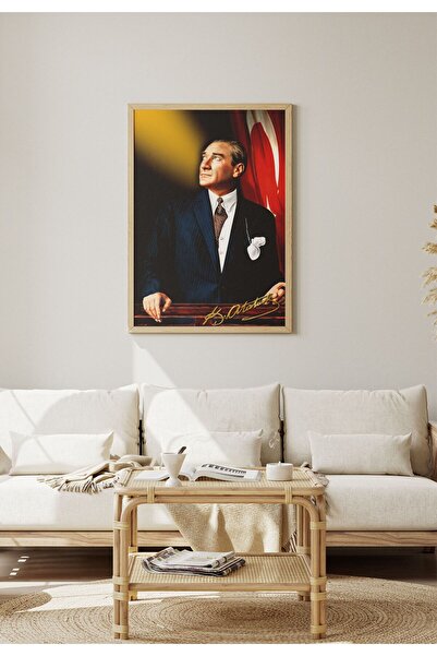 godi store ÇERÇEVE GÖRÜNÜMLÜ ATATÜRK TABLO