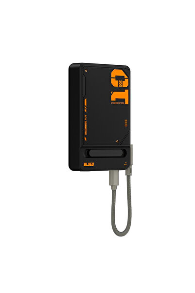 BLUEO PD 20W MF MagSafe Uyumlu Type-C Çift Çıkışlı 5000 Mah Standlı Kablosuz ...