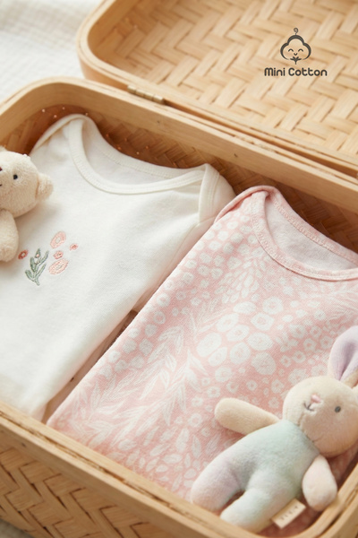 Mini Cotton Baby Girl Long Sleeve Printed Patterns 100% Cotton Soft (2-Piece ...
