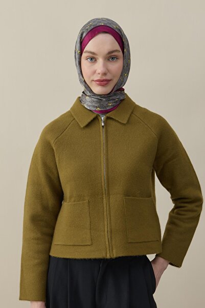 diorel Kelepçe Desen İpek Vual Şal Koyu Fuşya