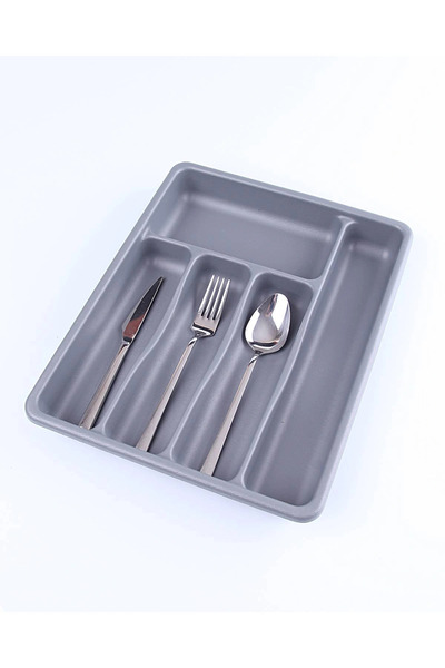 shopwave Krm Gray - 5-Section Drawer Sporteal for Spoons 36X29X5Cm (5047) Krm