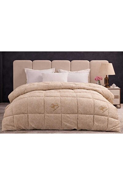 OEM Pilota matlasata cu umplutura din lana naturala pentru pat dublu 2 persoa...