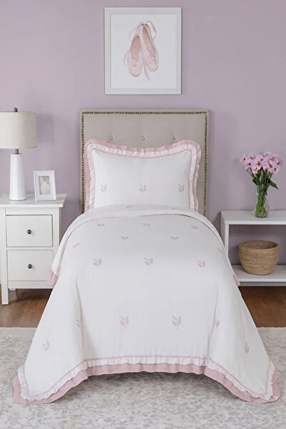 eco concept Ruffled Leaf Single Bedspread, Two-Sided Bedspread, Casual Bedspread