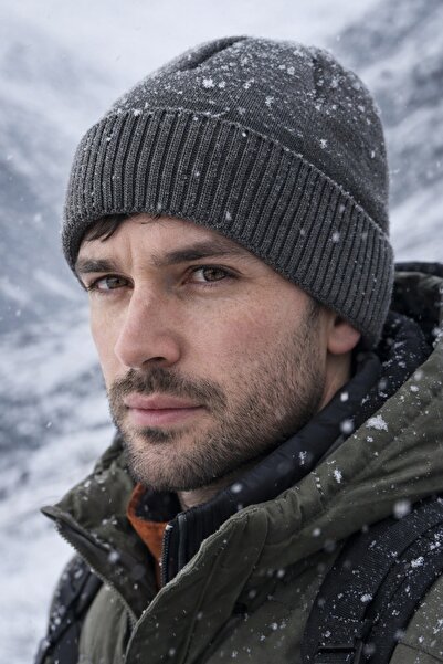 LAGRANZE Northshield Men's Thermal Winter Beanie with Fleece Inside