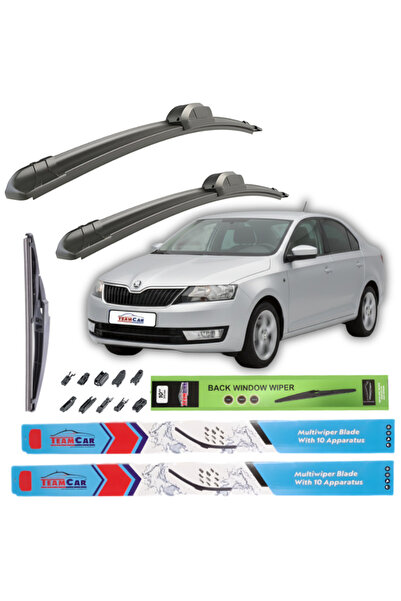 TEAMCAR Ștergătoare de parbriz Skoda Rapid Liftback (2012-2019) Set complet