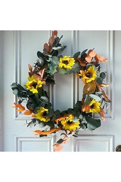 ART PINE Viral Door Ornament Sunburned Shocked Eucalyptus Cipso, Orange Eucal...