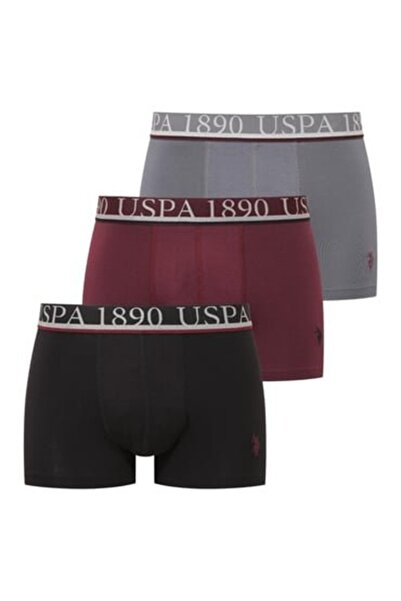 U.S. Polo Assn. Men's 3-Pack Cotton Modal Fabric Stretch Fabric Boxers