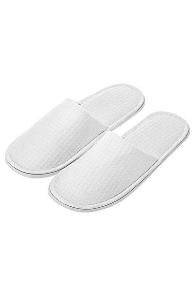 Kotonia Home Pack of 5 pairs of Hotel slippers – disposable, cotton, embossed...
