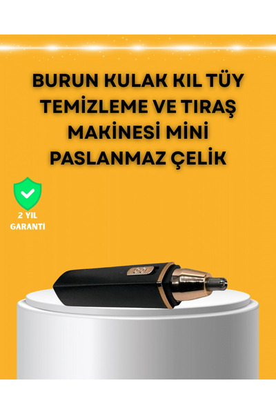 Genel Markalar Sessiz USB Şarjlı Burun ve Kulak Kılı Temizleme Cihazı