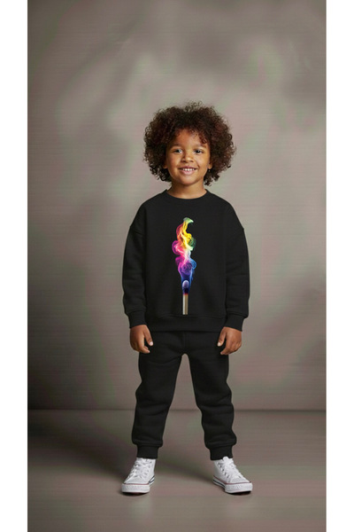 playwear Φούτερ Ομάδας KİPRİT με στάμπα για κορίτσια και αγόρια, με λαιμόκοψη...