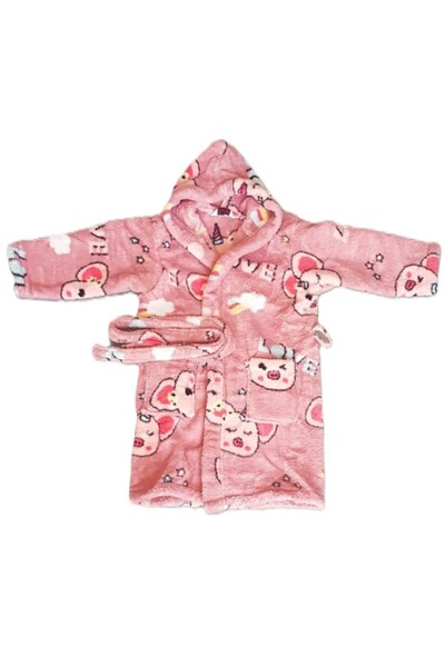 Kotonia Home Halat de baie cu glugă pentru copii, cocolino, vârstă 13-14 ani,...