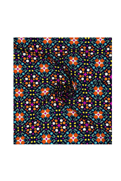 podyum baskı Colorful Traditional Geometric Patterned Digital Printed Upholst...