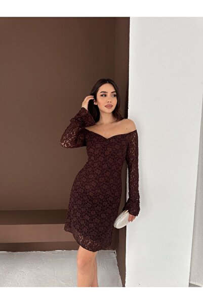 Foola Moda Dantelli Elbise