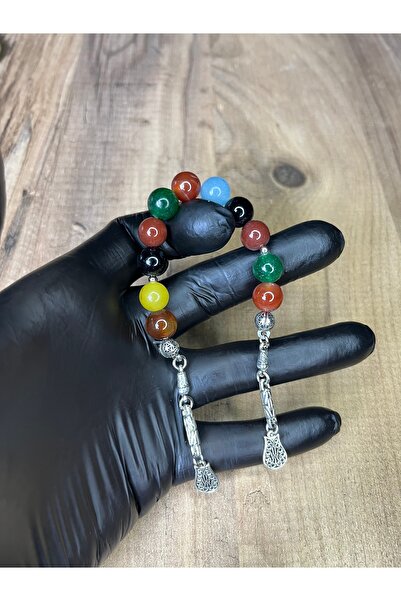 Mos Tespih سبحة زازا سالاماليك من حجر العقيق البوني بون، حجر طبيعي