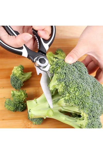 EVİMA Stainless Steel Kitchen Scissors Very Sharp Chicken Meat Fish Vegetable Cutting Scissors