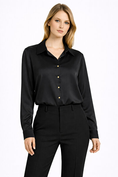 NAR ÇİÇEĞİ GİYİM Saten Gömlek