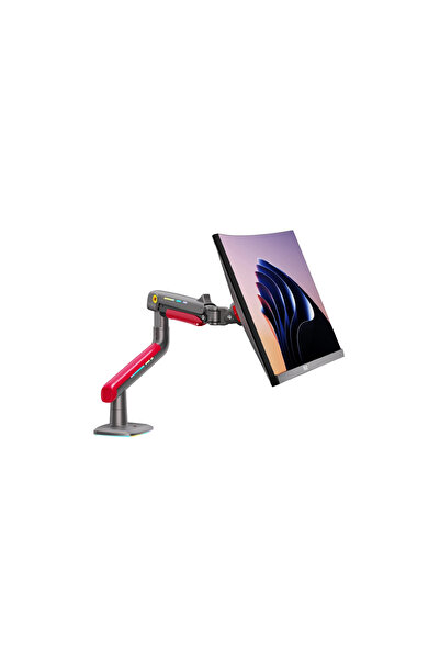 North Bayou Nb F5-Gr Rgb Gaming Monitor Arm 32-60” 2-20 kg Red