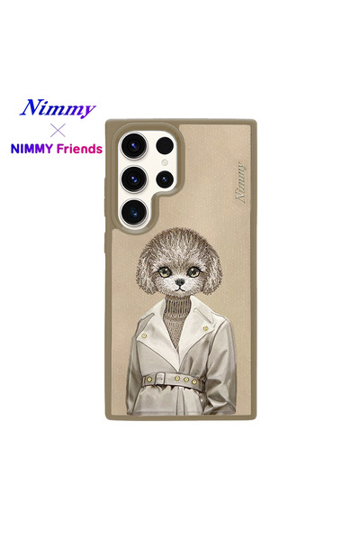 Nimmy Samsung Galaxy S25 Ultra | MagSafe Uyumlu 3D Gerçek Nakışlı Köpek Figür...