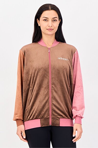 adidas Women Sportswear Fit Long Sleeve Outdoor Hoodie, Multicolor